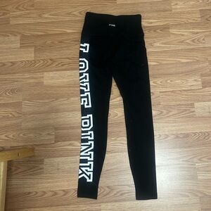 PINK Victoria's Secret Black Leggings